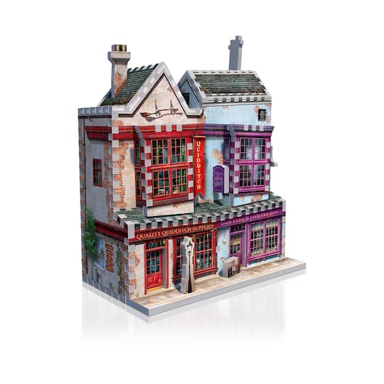 Harry Potter Diagon Alley Collection - Ollivander's Shop, Quidditch Supplies, Madam Malkin's, Weasleys' Wizard Wheezes: 1175 Pcs